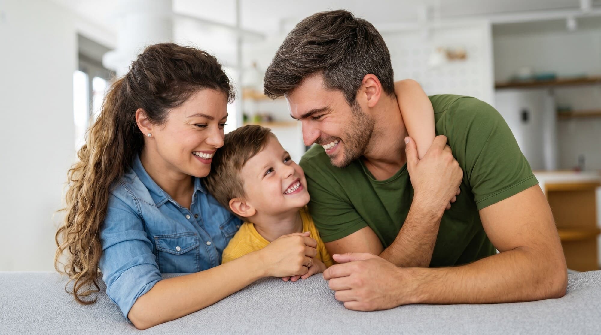A happy family enjoying affordable dental care at Oasis Smile Dental