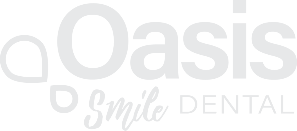 Oasis Smile Dental white logo